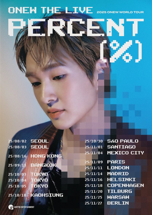 Onew percent tour 2025